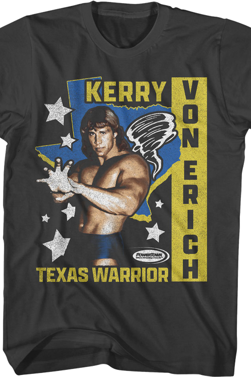 Texas Warrior Stars Kerry Von Erich T-Shirt