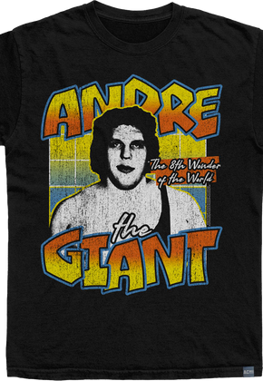 Made In USA Vintage 8th Wonder Of The World Andre The Giant T-Shirt