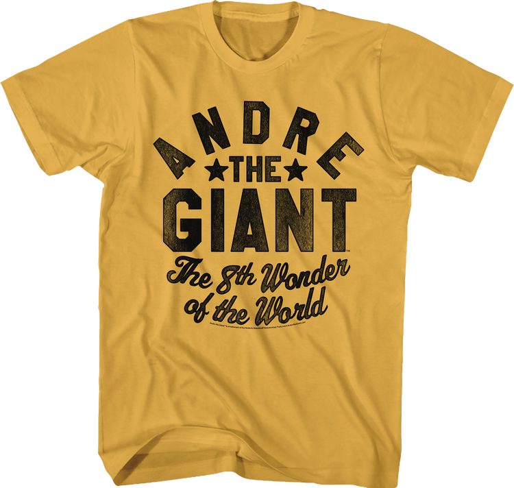 The 8th Wonder Of The World Andre The Giant T-Shirt