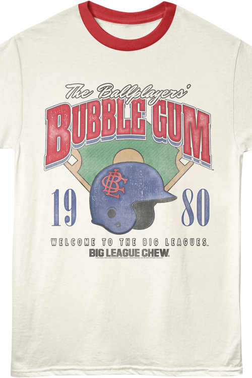 The Ballplayers' Bubble Gum Big League Chew Ringer Shirt