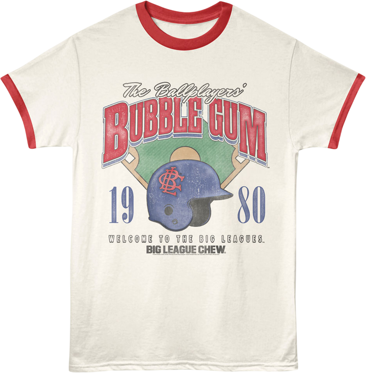 The Ballplayers' Bubble Gum Big League Chew Ringer Shirt