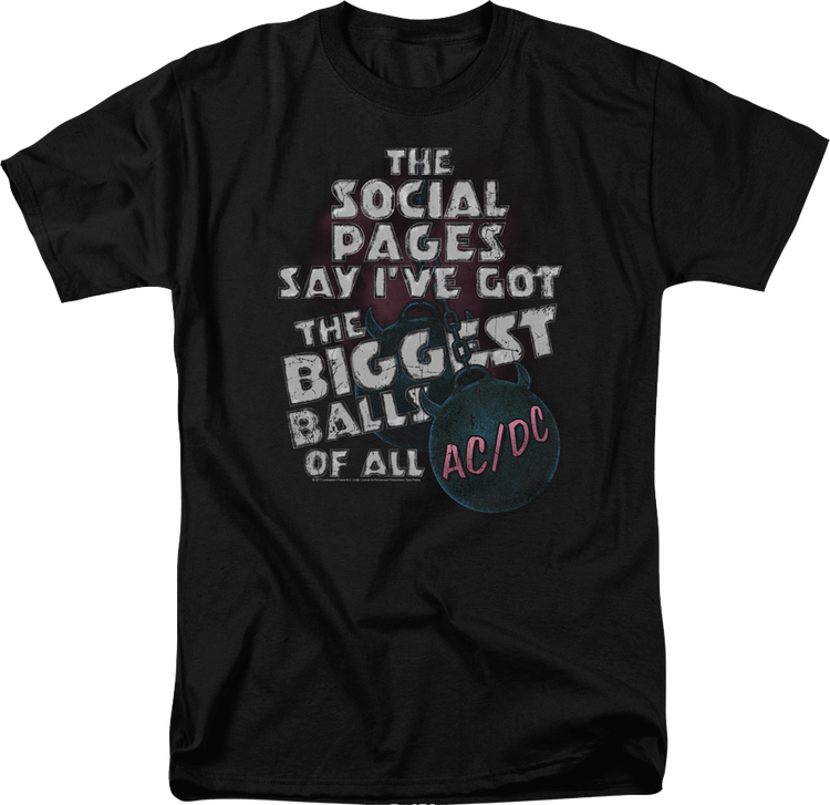 The Biggest Balls Of All ACDC T-Shirt