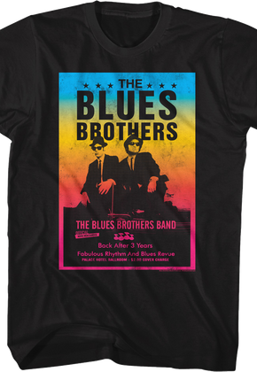 Colorful Poster Blues Brothers T-Shirt