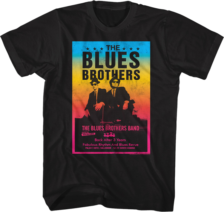 Colorful Poster Blues Brothers T-Shirt