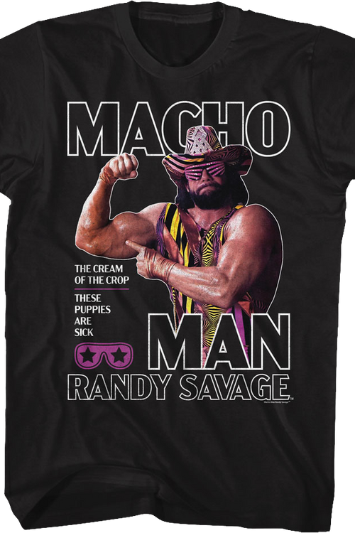 The Cream Of The Crop Flex Macho Man Randy Savage T-Shirt