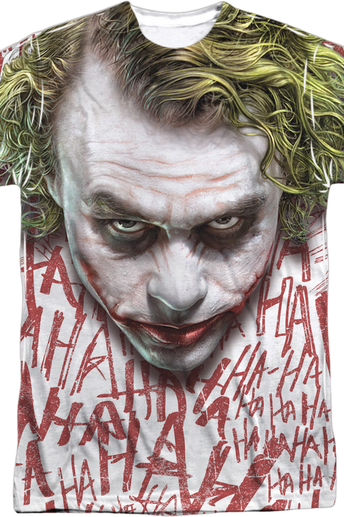 The Dark Knight The Joker's Face DC Comics T-Shirt