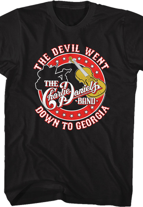 The Devil Went Down To Georgia Charlie Daniels T-Shirt