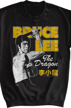 The Dragon Nunchucks Pose Bruce Lee Sweatshirt