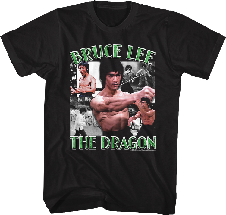 The Dragon Collage Bruce Lee T-Shirt