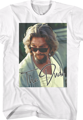 The Dude Autograph Big Lebowski T-Shirt