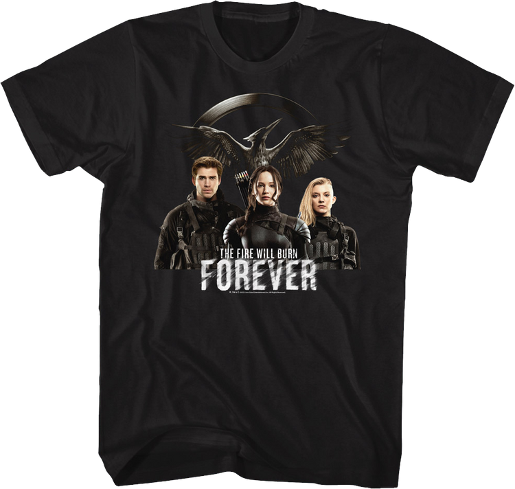 The Fire Will Burn Forever Hunger Games T-Shirt