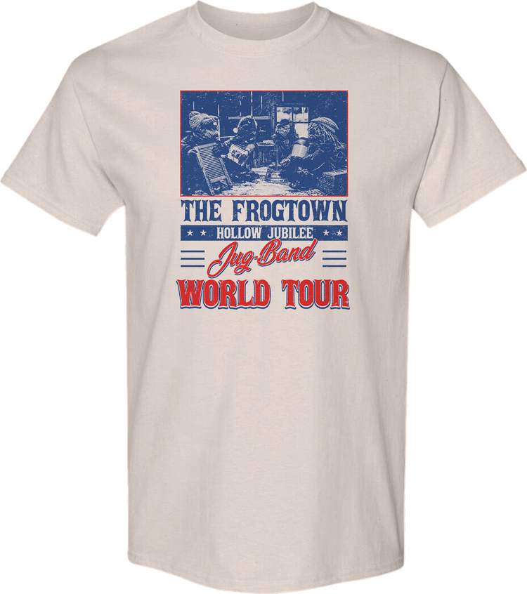 The Frogtown Hollow Jubilee Jug-Band World Tour Emmet Otter T-Shirt