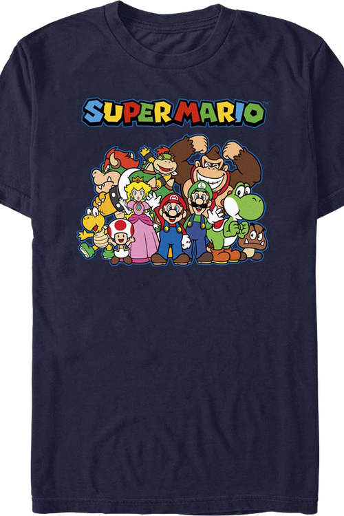 The Gang's All Here Super Mario Bros. T-Shirt