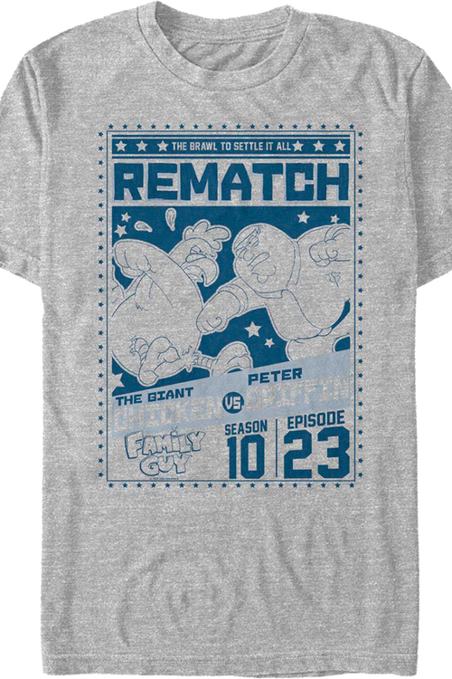 The Giant Chicken vs. Peter Griffin Rematch Family Guy T-Shirt