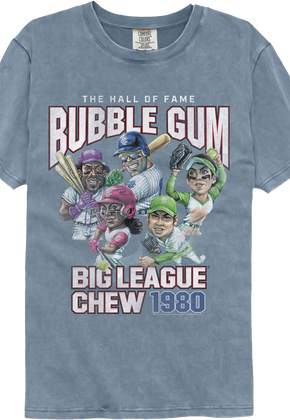 Hall Of Fame Bubble Gum Big League Chew Comfort Colors Brand T-Shirt