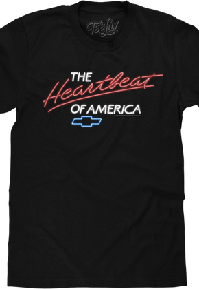 The Heartbeat of America Chevrolet T-Shirt
