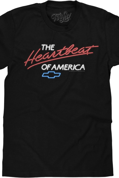 The Heartbeat of America Chevrolet T-Shirt