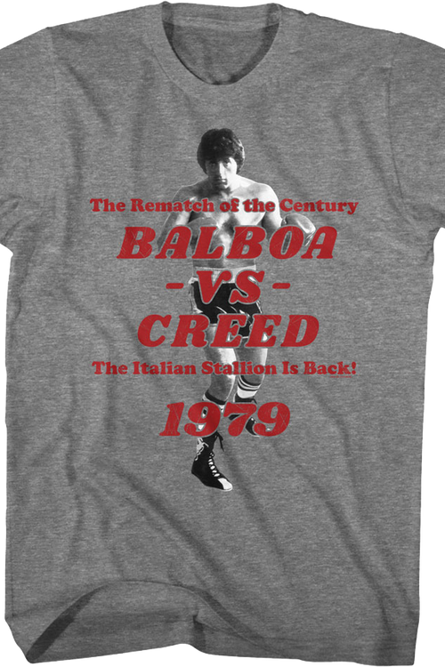 The Italian Stallion Is Back Rocky T-Shirt