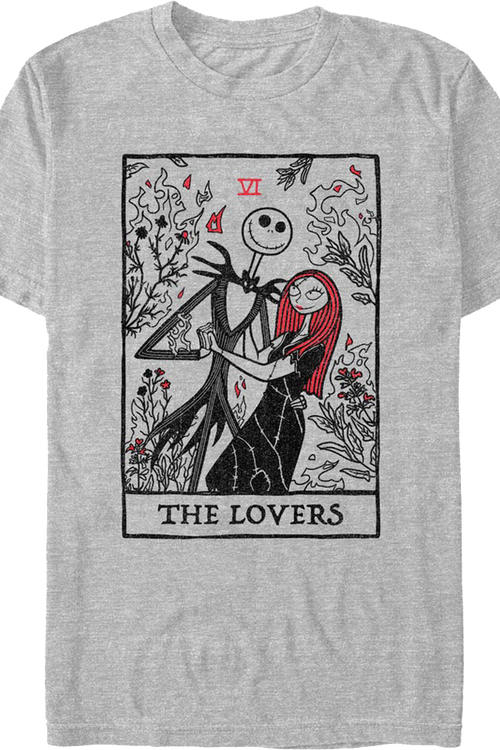 The Lovers Tarot Card Nightmare Before Christmas T-Shirt
