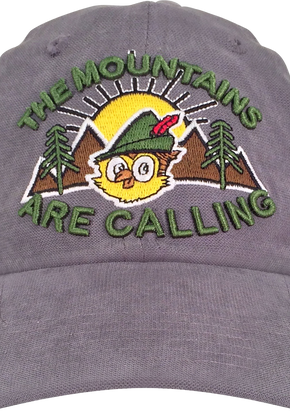 The Mountains Are Calling Woodsy Owl Adjustable Hat