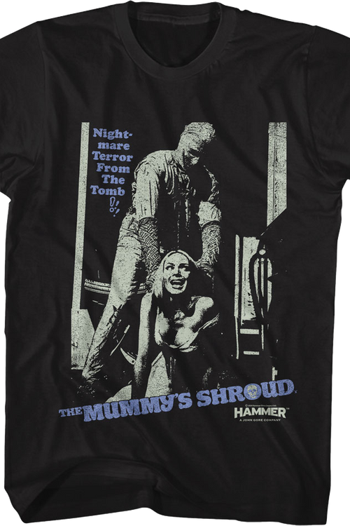 The Mummy's Shroud Hammer Films T-Shirt