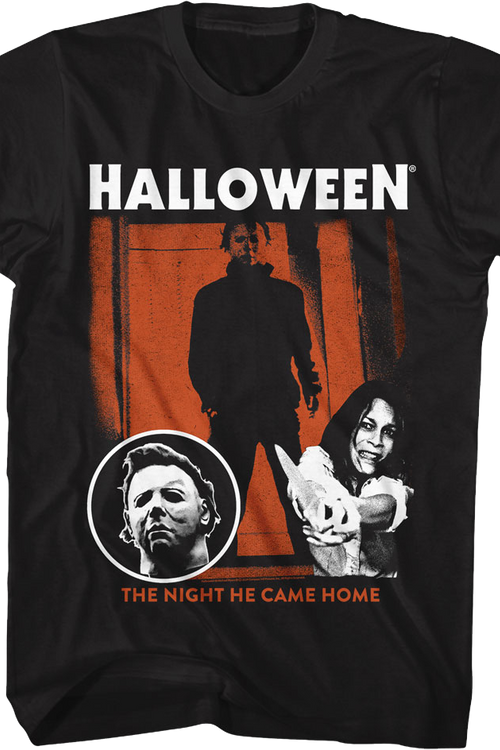 The Night He Came Home Collage Halloween T-Shirt