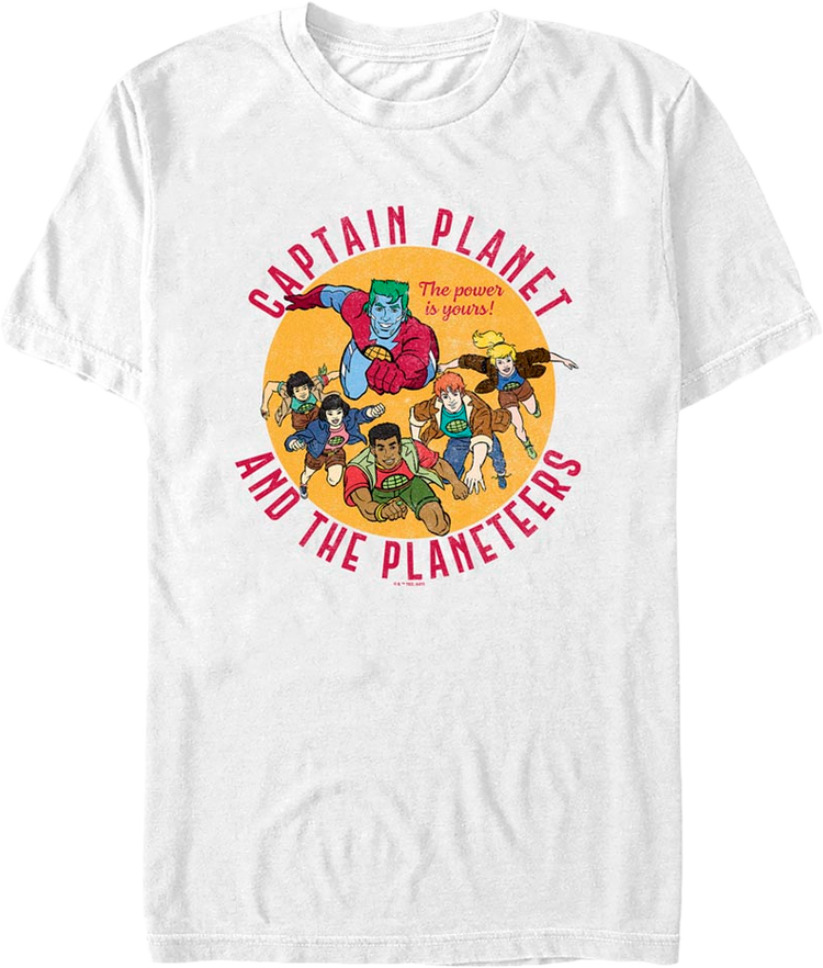 The Power Is Yours Captain Planet T-Shirt