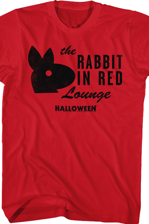 The Rabbit In Red Lounge Halloween T-Shirt