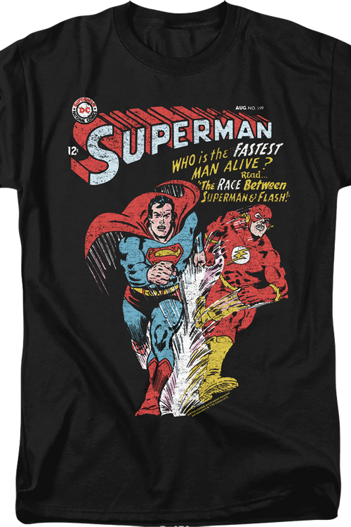 The Race Between Superman & Flash DC Comics T-Shirt