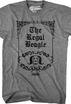 The Regal Beagle Three's Company T-Shirt