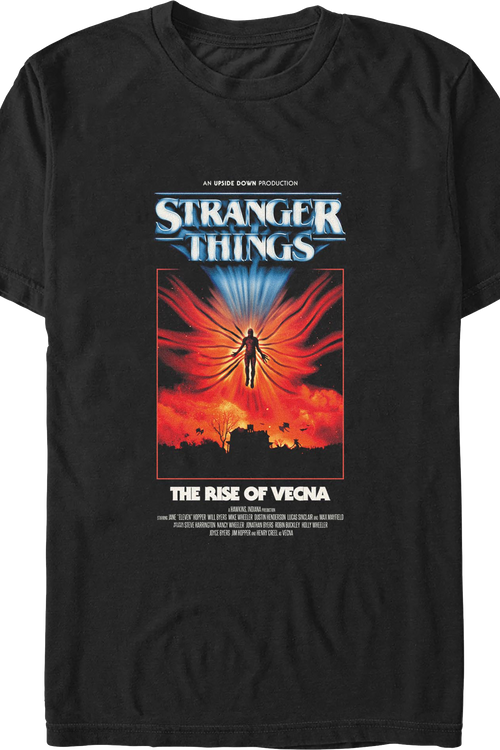 The Rise Of Vecna Poster Stranger Things T-Shirt