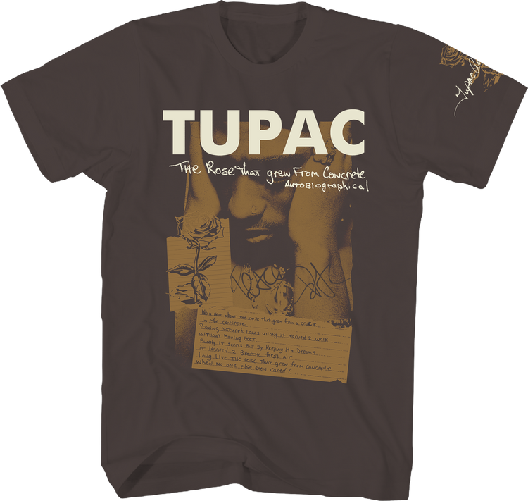 The Rose That Grew From Concrete Tupac Shakur T-Shirt