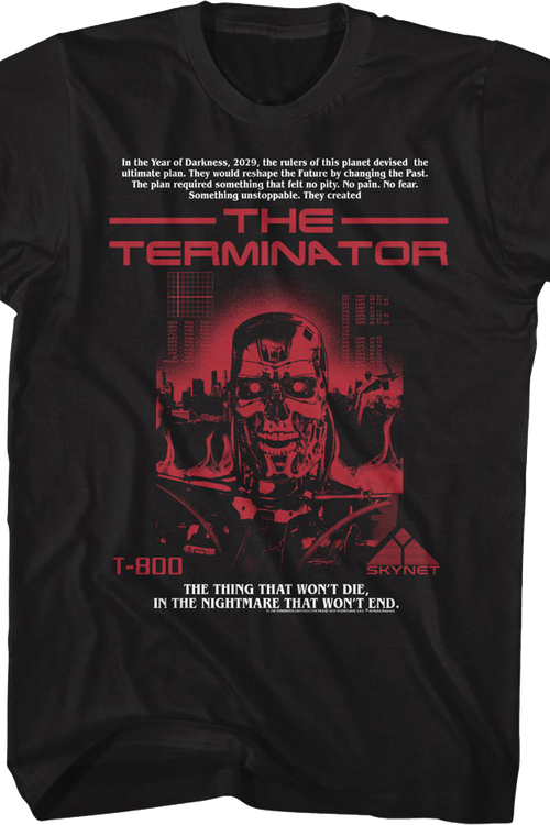 The Thing That Won't Die Terminator T-Shirt