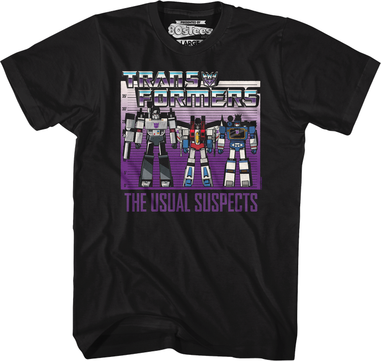 The Usual Suspects Transformers T-Shirt