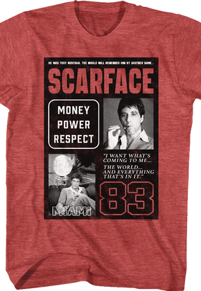 The World Will Remember Scarface T-Shirt