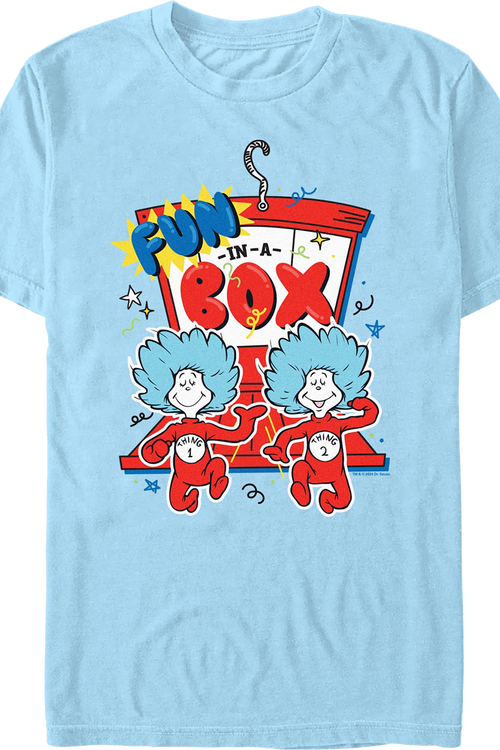 Thing 1 & Thing 2 Fun In A Box Dr. Seuss T-Shirt