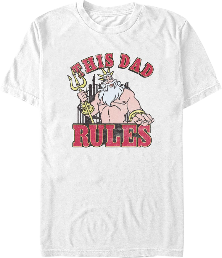 This Dad Rules Little Mermaid Disney T-Shirt