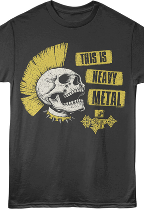 This Is Heavy Metal Headbangers Ball MTV T-Shirt