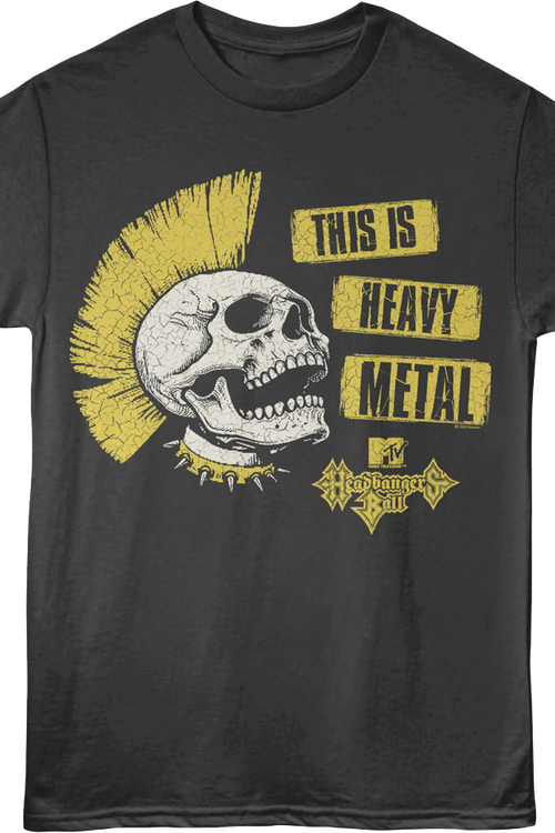 This Is Heavy Metal Headbangers Ball MTV T-Shirt
