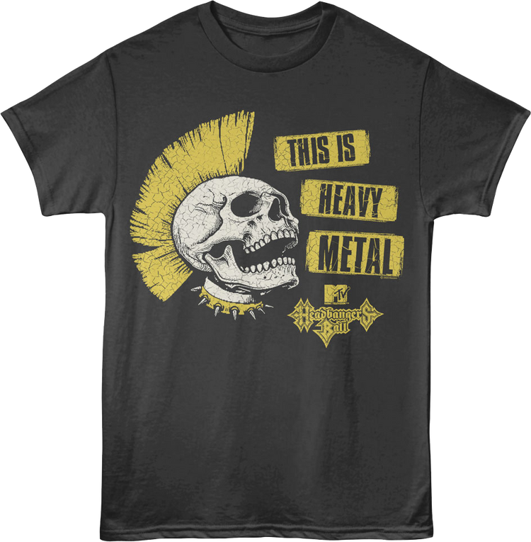 This Is Heavy Metal Headbangers Ball MTV T-Shirt