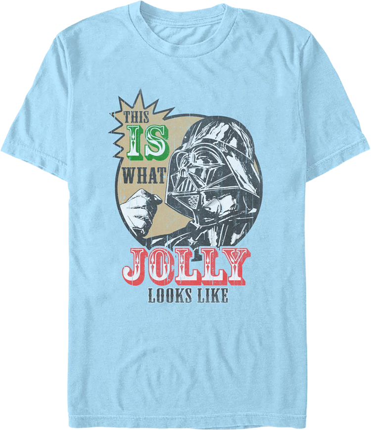 This Is What Jolly Looks Like Darth Vader Star Wars T-Shirt