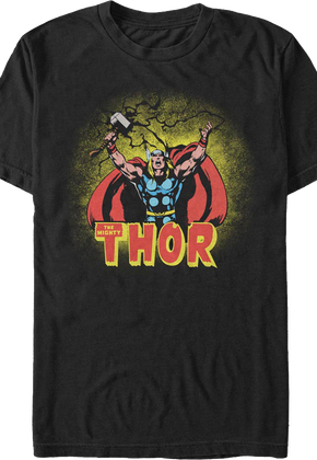 Thor Summon Lightning Marvel Comics T-Shirt