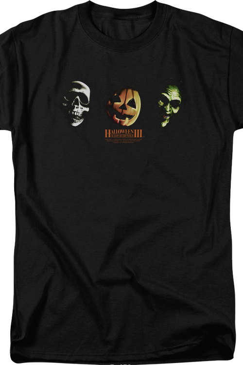 Three Masks Halloween III Season of the Witch T-Shirt