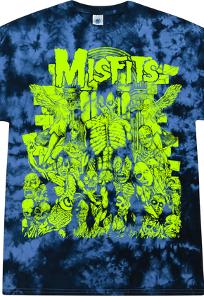 Tie Dye Earth AD/Wolfs Blood Misfits T-Shirt
