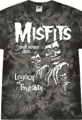 Tie Dye Legacy Of Brutality Misfits T-Shirt