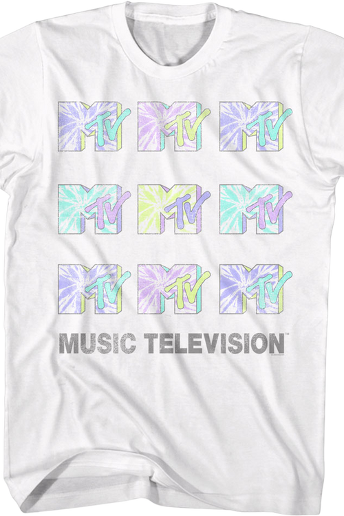 Tie Dye Logos MTV Shirt