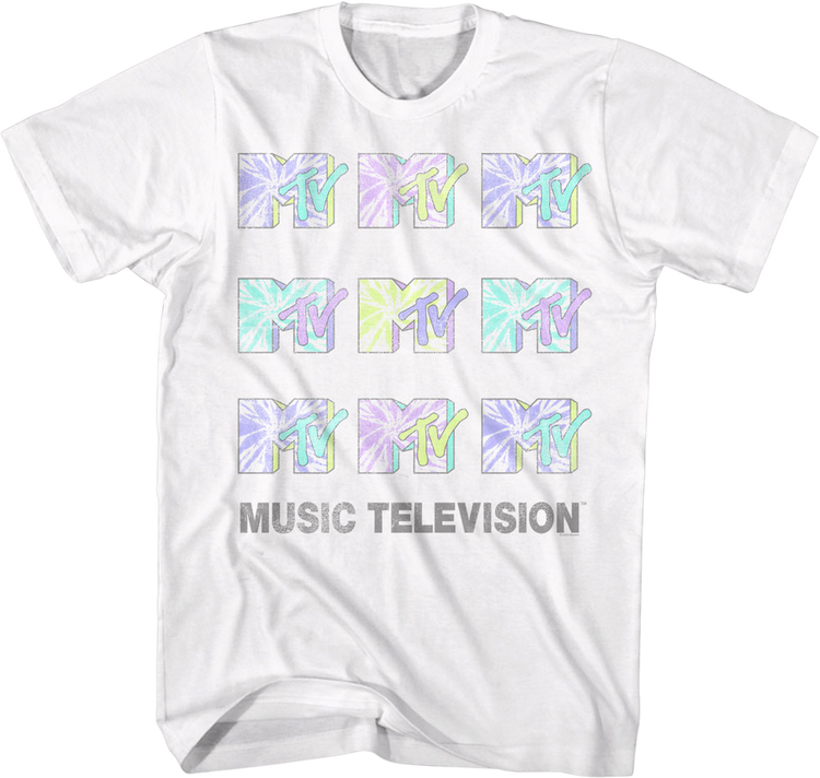 Tie Dye Logos MTV Shirt
