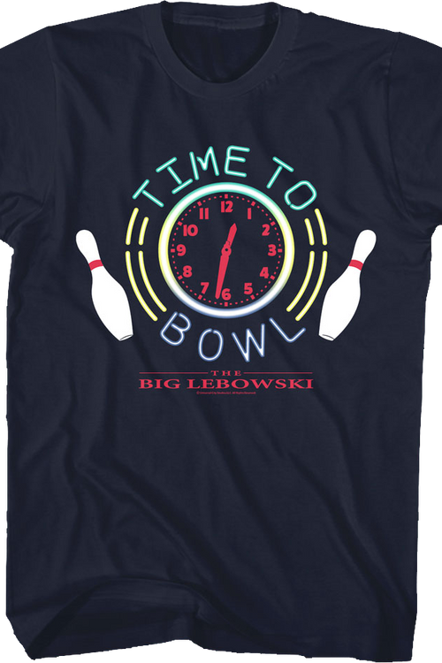Time To Bowl Big Lebowski T-Shirt