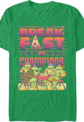 Breakfast Of Champions Teenage Mutant Ninja Turtles T-Shirt