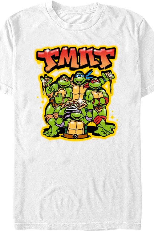 TMNT Airbrush Graffiti Teenage Mutant Ninja Turtles T-Shirt